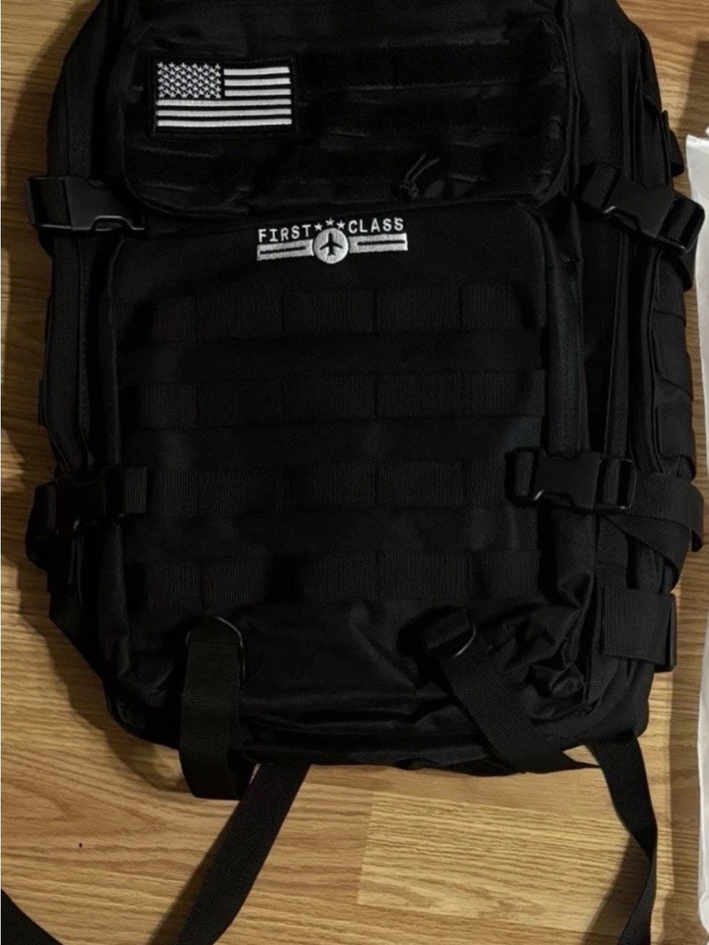 First Class Tactical Black Men’s Backpack